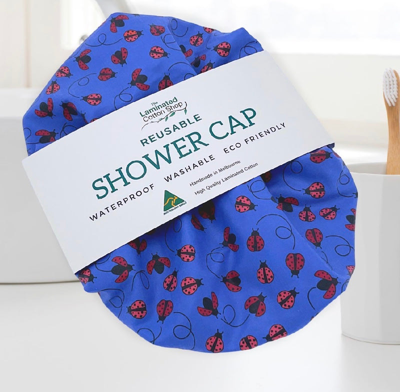 Ladybug Shower Cap