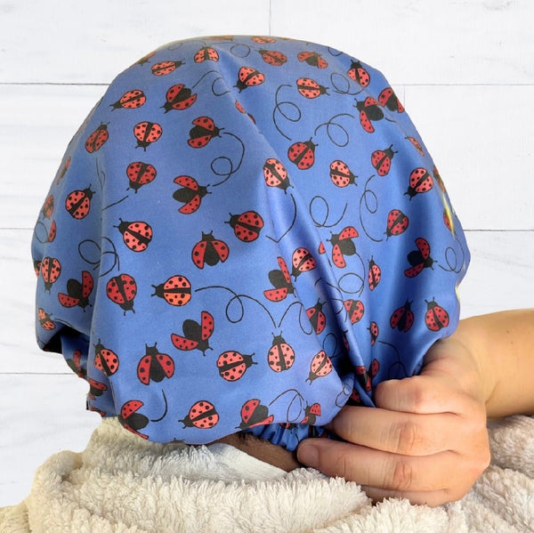 Ladybug Shower Cap