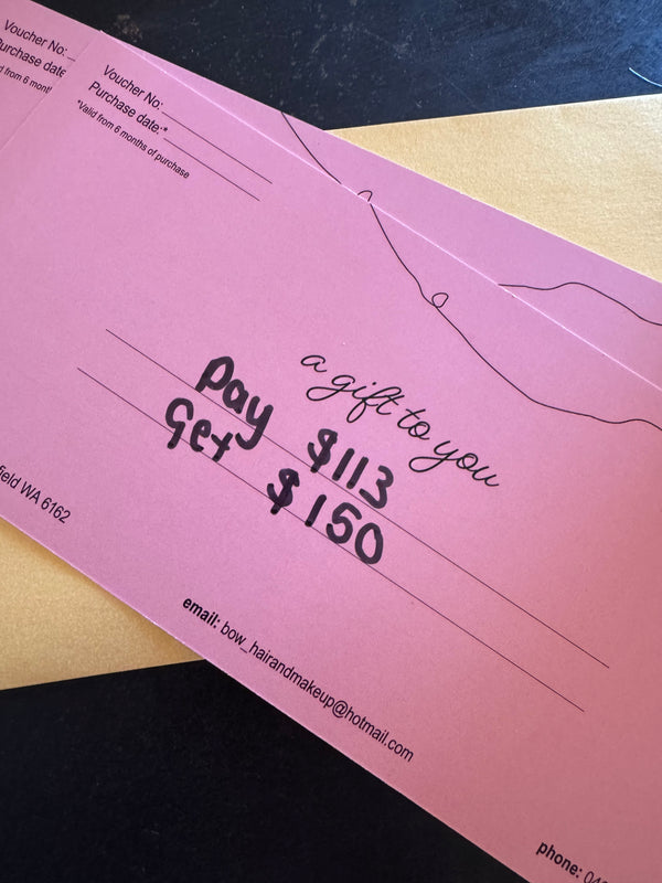 Voucher Sale , Pay $113 Get $150