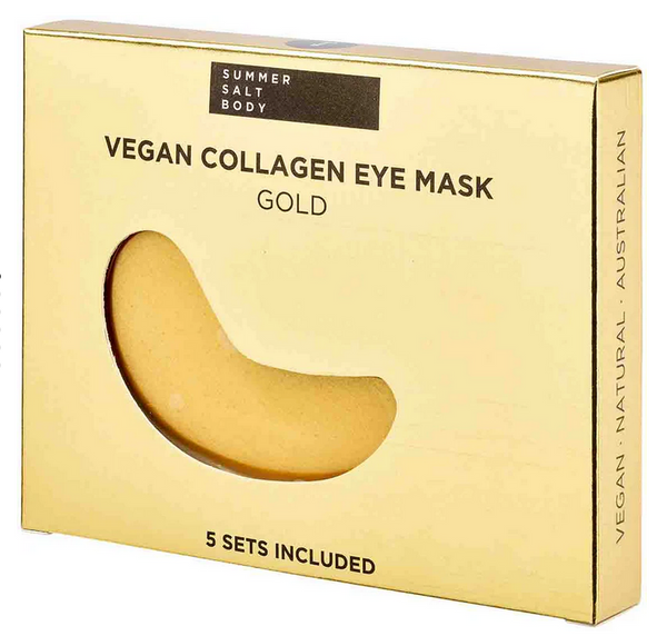 Summer Salt Body Vegan Collagen Gold Eye Mask 5 Pack