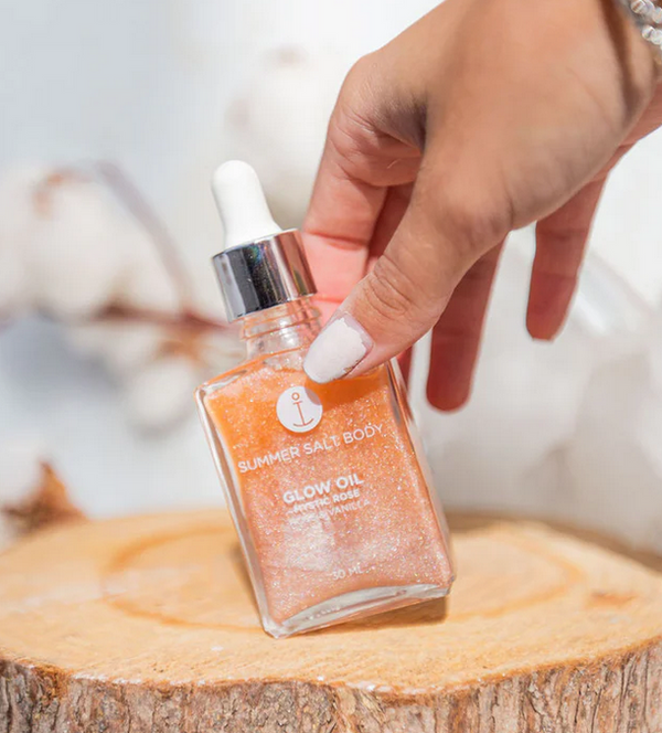 Summer Salt Body Glow Oil Rose & Vanilla