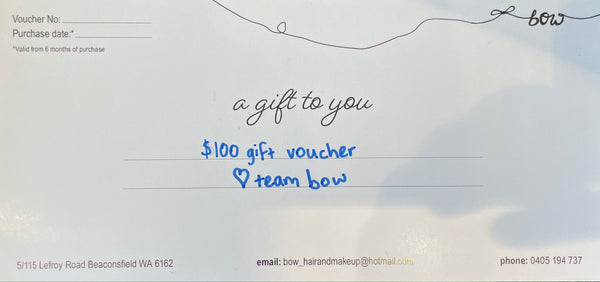 $100 Gift Voucher